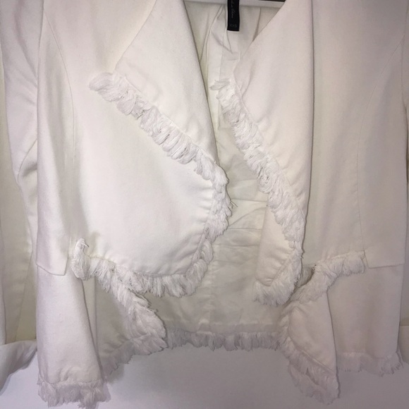 BCBG Max Azria Wade Tiered Fringe Jacket - Picture 6 of 13